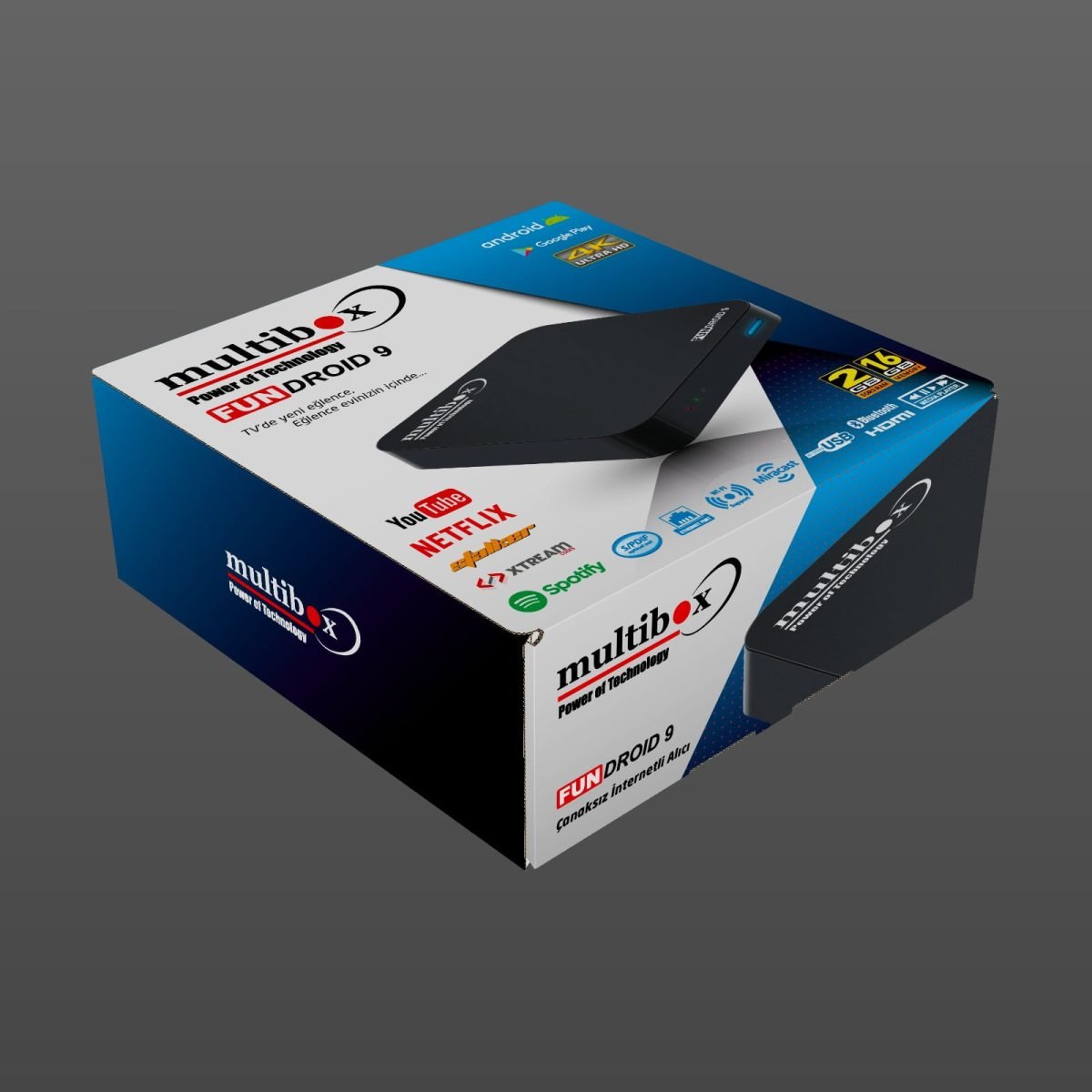 ⁦جهاز Multibox Fundroid-9 Android Box⁩ - الصورة ⁦3⁩