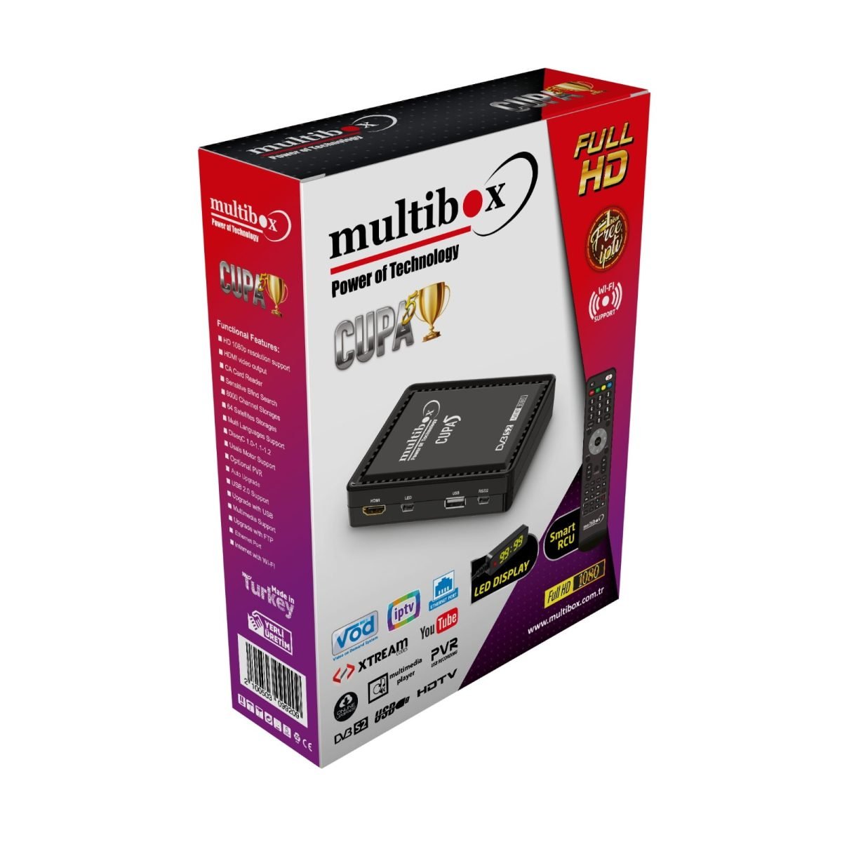 ⁦Multibox Cupa5 Mini Hd İnternetli⁩ - الصورة ⁦2⁩